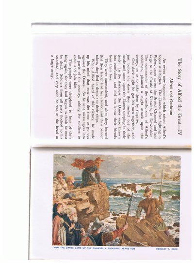 The Danes Coming Up the English Channel by Herbert Alfred Bone